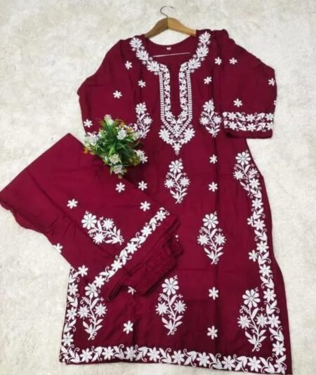 Chikenkari Kurtha