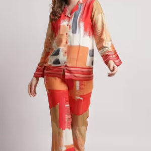 Cotton Design Kurti with Plazzo Co-Ord Set,Soft Breathable Fabric, Casual, Office & Daily Wear Ethnic Fusion Outfit(Pre Order)