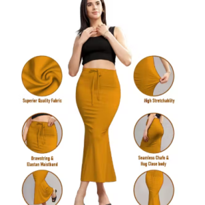 Petticoat for Women & Saree Shapwear, Classic &Cotton Fabric|| Sandal Colour