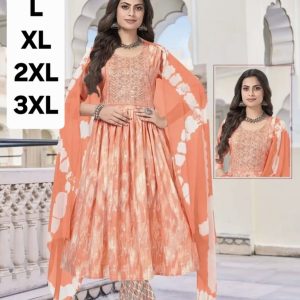 Embroiderd Anarkali Kurtha Suit